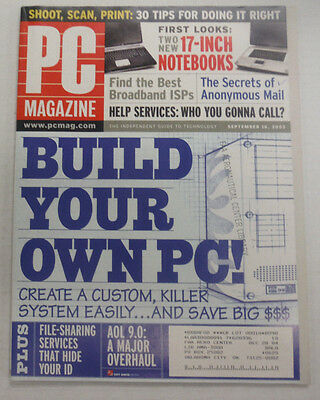 PC Magazine Build Your Own PC 17 Inch Notebooks September 2003 FAL 061715R2