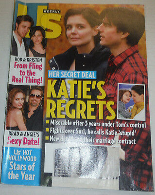 US Weekly Magazine Tom Cruise & Katie's Regrets November 2009 122914R