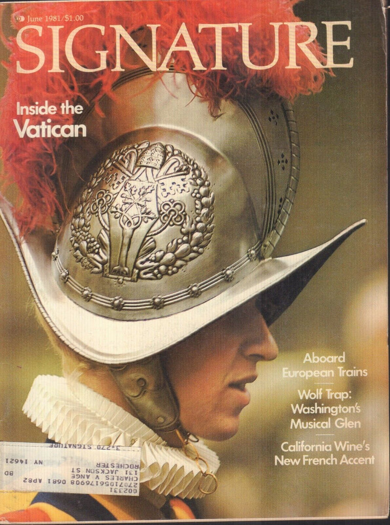 Signature June 1981 Inside the Vatican European Trains w/ML 082918AME