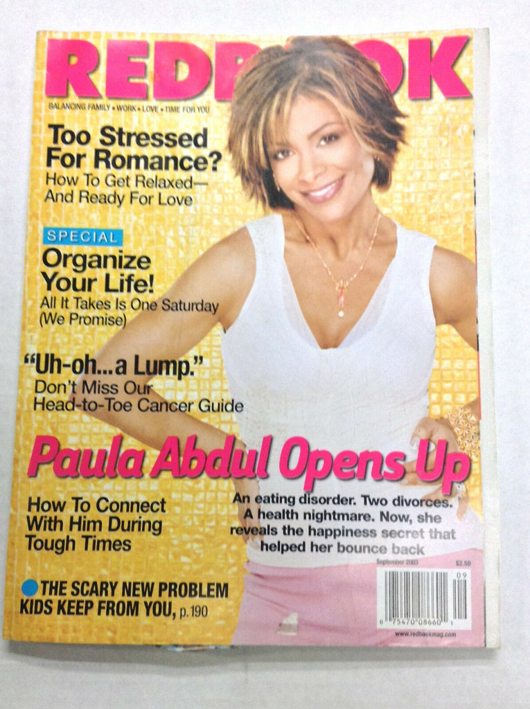 Redbook Magazine Paula Abdul September 2003 020117RH