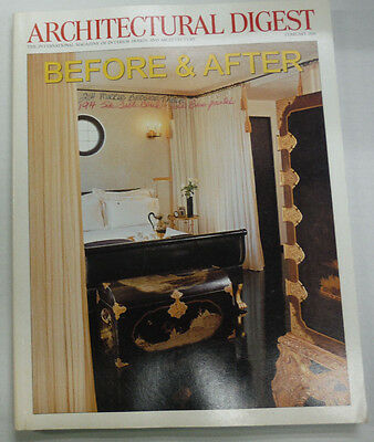 Architectural Digest Magazine Before & After Issue LA February 2001 063015R