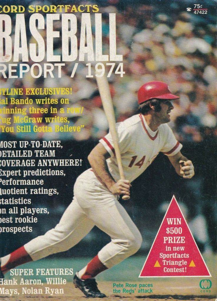 Baseball Report Pete Rose Hank Aaron 1974 032019nonr