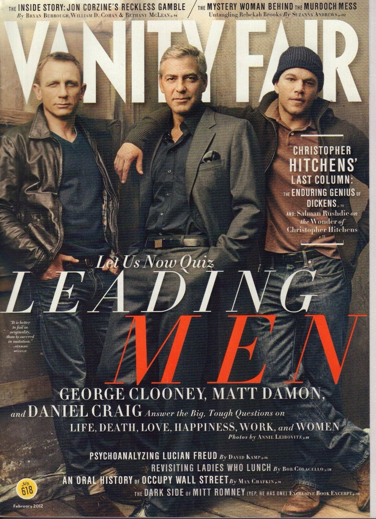 Vanity Fair February 2012 George Clooney Matt Damon 092017nonjhe