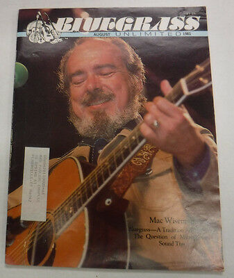 Bluegrass Magazine Mac Wiseman August 1981 082115R2