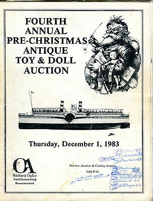 Antique Toy & Doll Auction Catalog December 1 1983 Richard Opfer EX 081116jhe