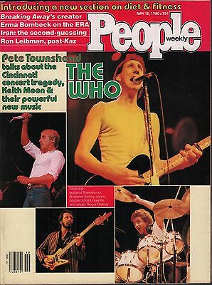 People Weekly May 12 1980 Pete Townshend, Kenny Jones,Roger Daltrey VG 012816DBE