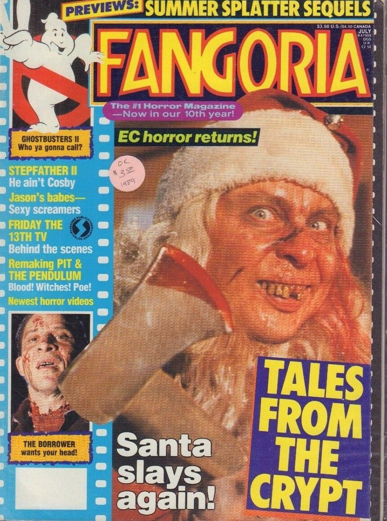 Fangoria July 1989 Ghostbusters 2, Tales from the Crypt 021717DBE2