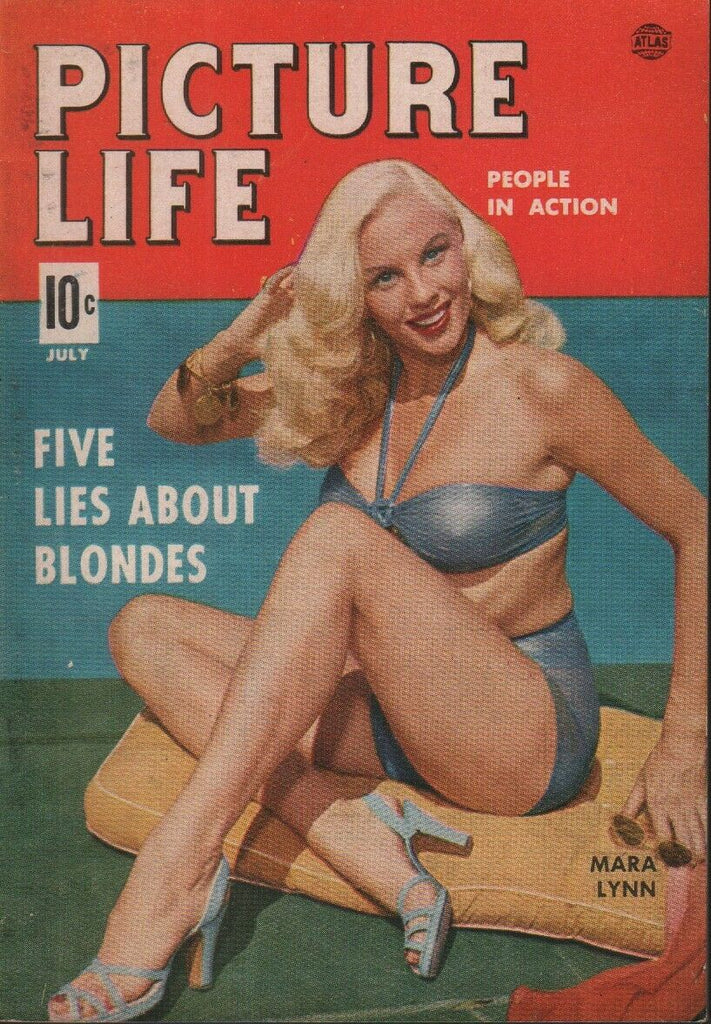Picture Life Digest July 1954 Mara Lynn Cheesecake Pin Up 070819AME