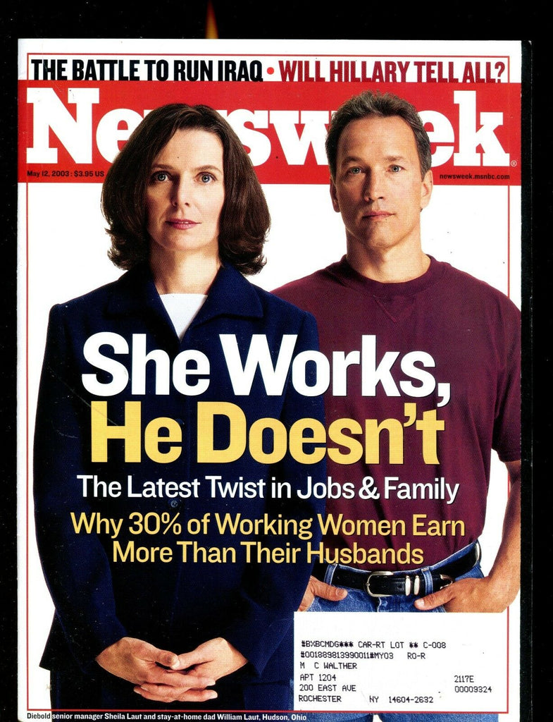 Newsweek Magazine May 12 2003 Jobs & Family EX w/ML 122316jhe