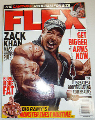 Flex Magazine Zack Khan & Bodybuilding Comebacks April 2014 121614R2