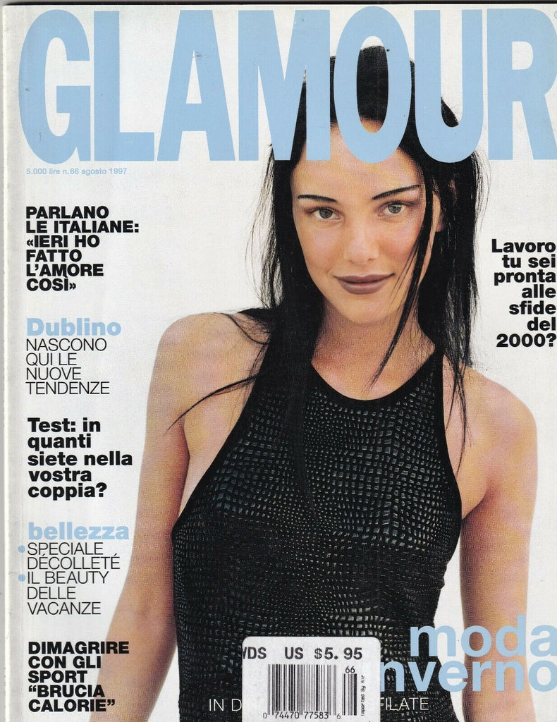 Glamour Italian Mag Parlano Lavoro Agosto 1997 101819nonr
