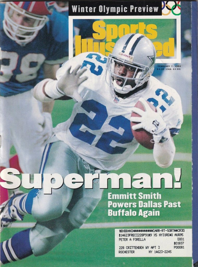 Sports Illustrated Emmitt Smith Winter Olympics february 7 1994 091719nonr
