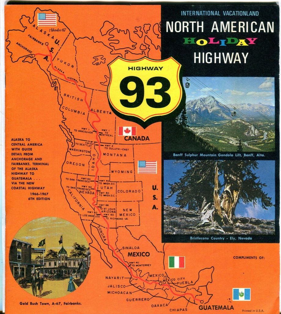 North American Holiday Highway 93 Book EX 100616jhe