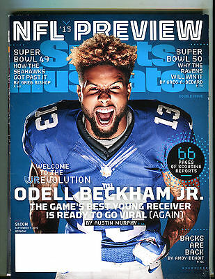 Sports Illustrated Magazine September 7 2015 Odell Beckham Jr. EX 071516jhe