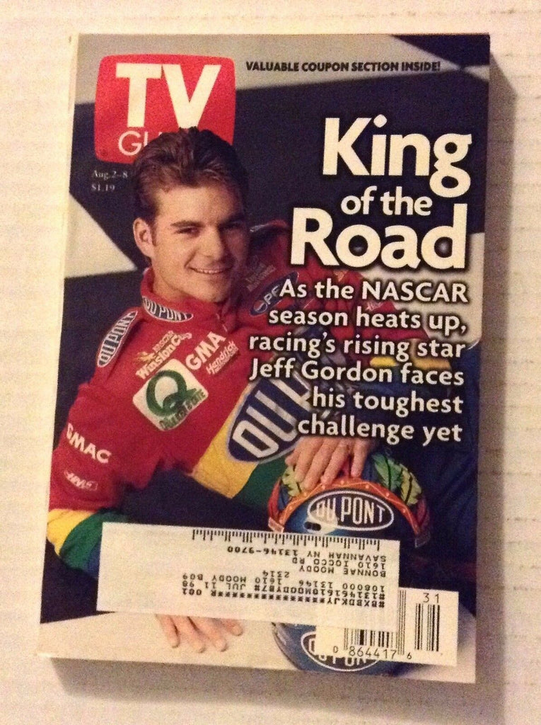 Tv Guide Magazine Jeff Gordon King Of The Road August 2-8 1997 021417RH