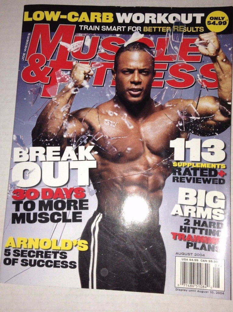 Muscle & Fitness Magazine Arnold's Five Secrets August 2004 111716RH