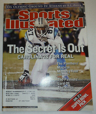 Sports Illustrated Magazine Carolina Panthers' January 2004 012815R