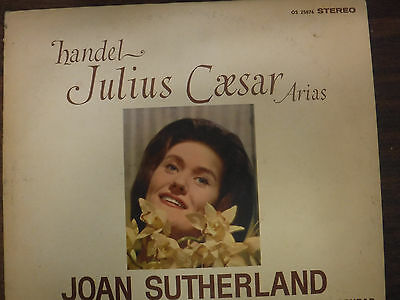 Handel Julius Caesar Arias Joan Sutherland 33RPM 032816 TLJ