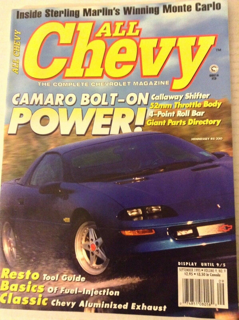 All Chevy Magazine Camaro Bolt On Power September 1995 081617nonrh3