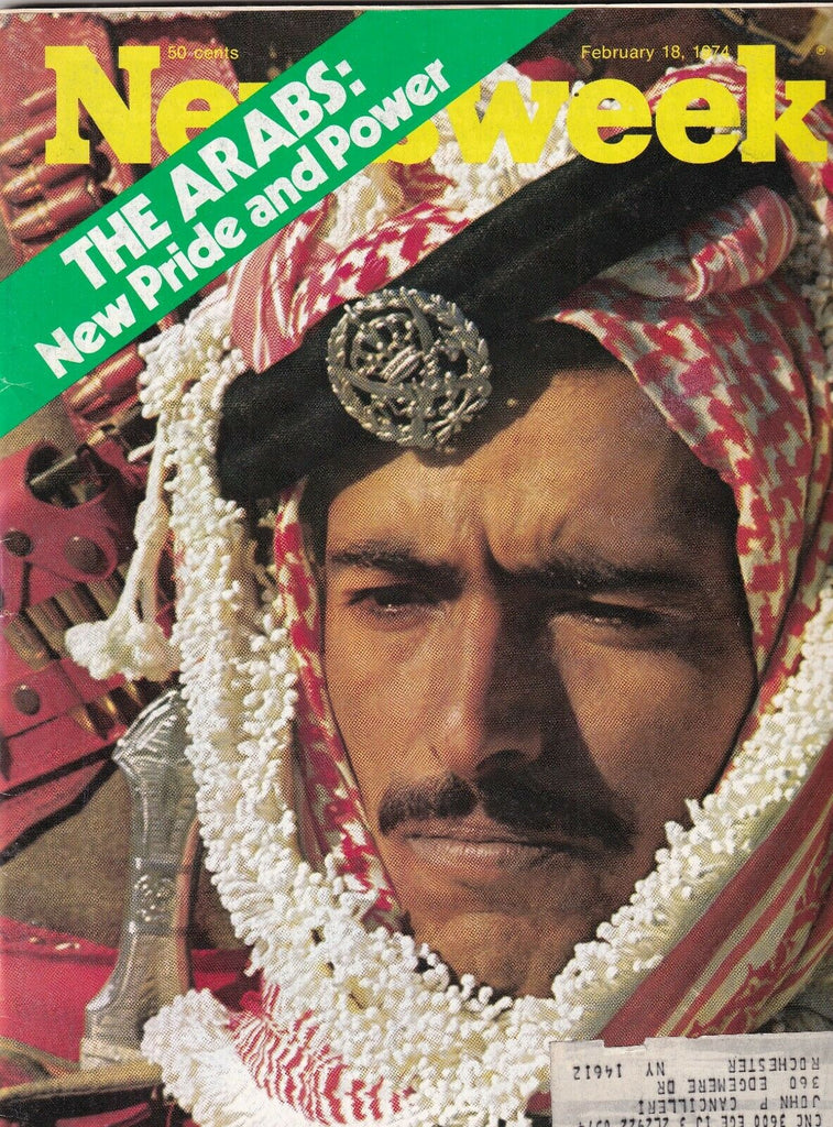 Newsweek Mag New Pride & Power Of The Arabs February 18, 1974 100219nonr