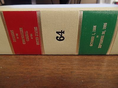 Decisions of the Comptroller General of the US #64 1984/1985 Ex-FAA 031716ame6