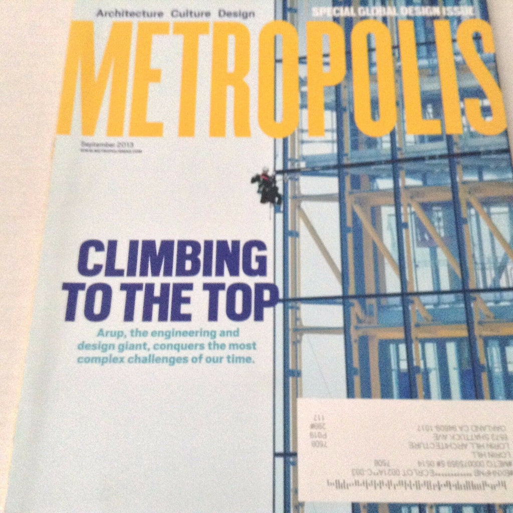Metropolis Magazine Climbing To The Top Arup September 2013 071117nonrh