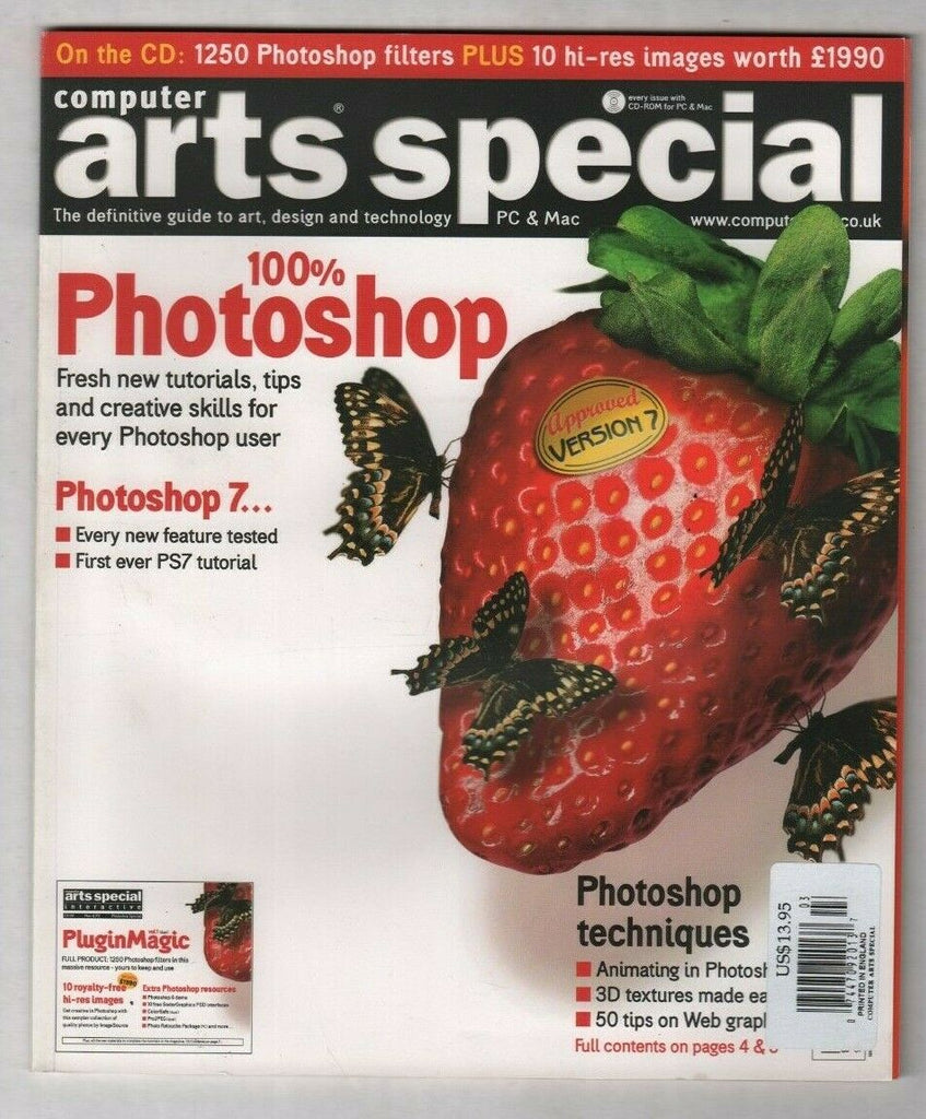 Computer Arts Special UK Mag Photoshop 7 & Techniques 2002 No.30 011520nonr