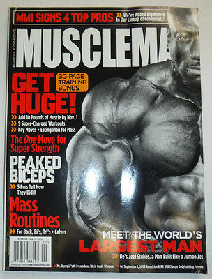 Musclemag Magazine Joel Stubbs Mass Routines October 2008 110514R