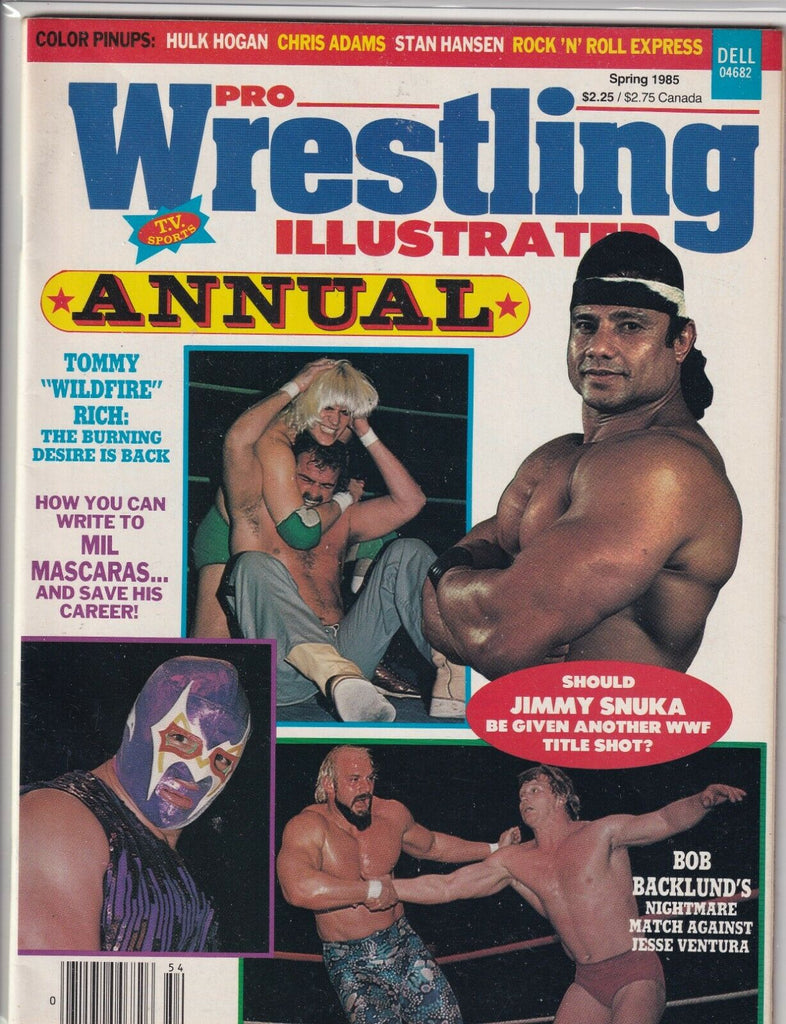 Pro Wrestling Illustrated Jimmy Snuka Tommy Rich Spring 1985 061919nonr