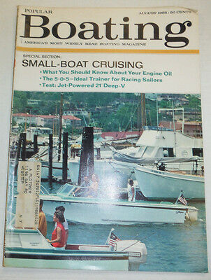 Popular Boating Magazine Small Boat Cruising August 1965 123114R2