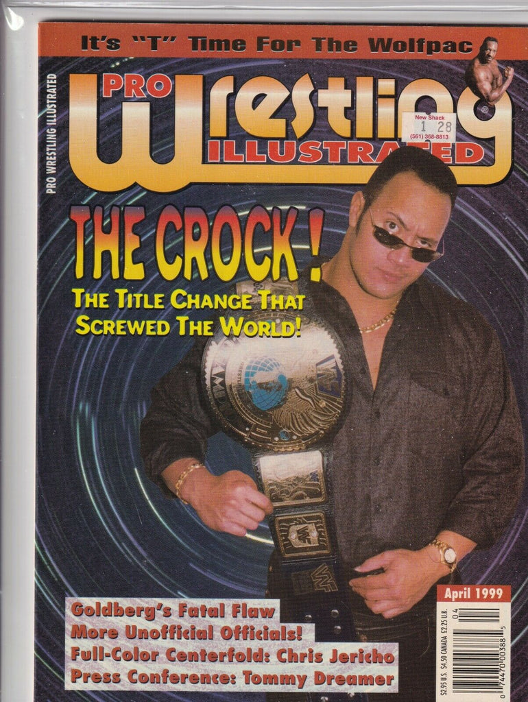 Pro Wrestling Illustrated The Rock Wolfpac Goldberg April 1999 061419nonr