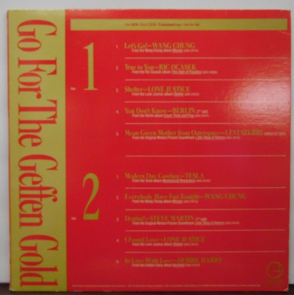 Go for the Geffen Gold promo vinyl PRO-2670 032018LLE