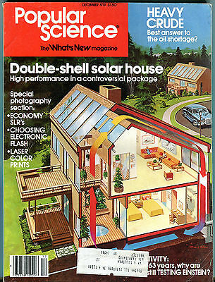 Popular Science Magazine October 1979 Double-Shell Solar House EX 032416jhe