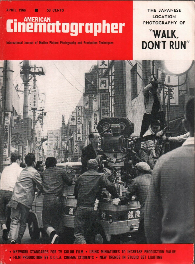 American Cinematographer April 1966 Japanese Walk Don't Run 010720AME2