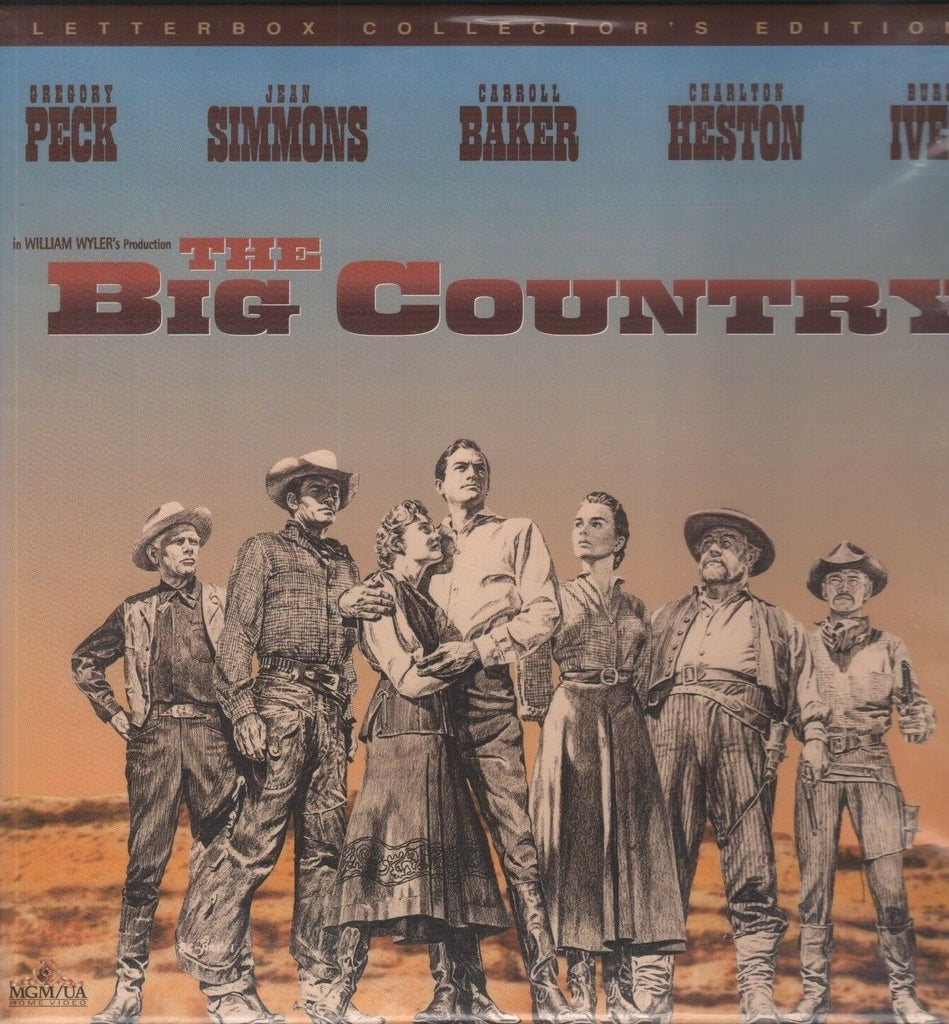 The Big Country Letterbox MGM/UA Image 1997 Laserdisc 110818AMLD2