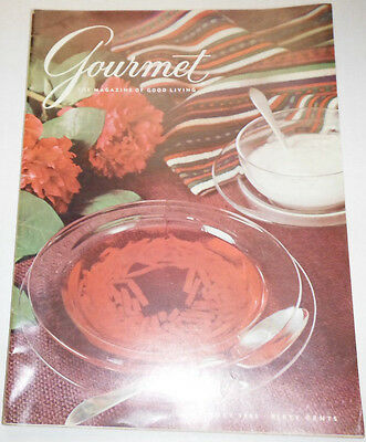 Gourmet Magazine Along The Boulevards July 1963 102214R