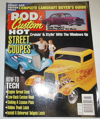 Rod & Custom Magazine Engine Turned Dash & Low- Buck January 1997 090514R