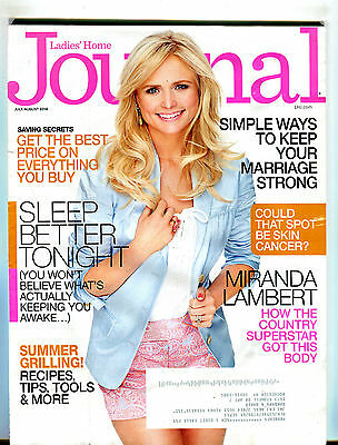 Ladies' Home Journal Magazine July August 2014 Miranda Lambert EX 040816jhe