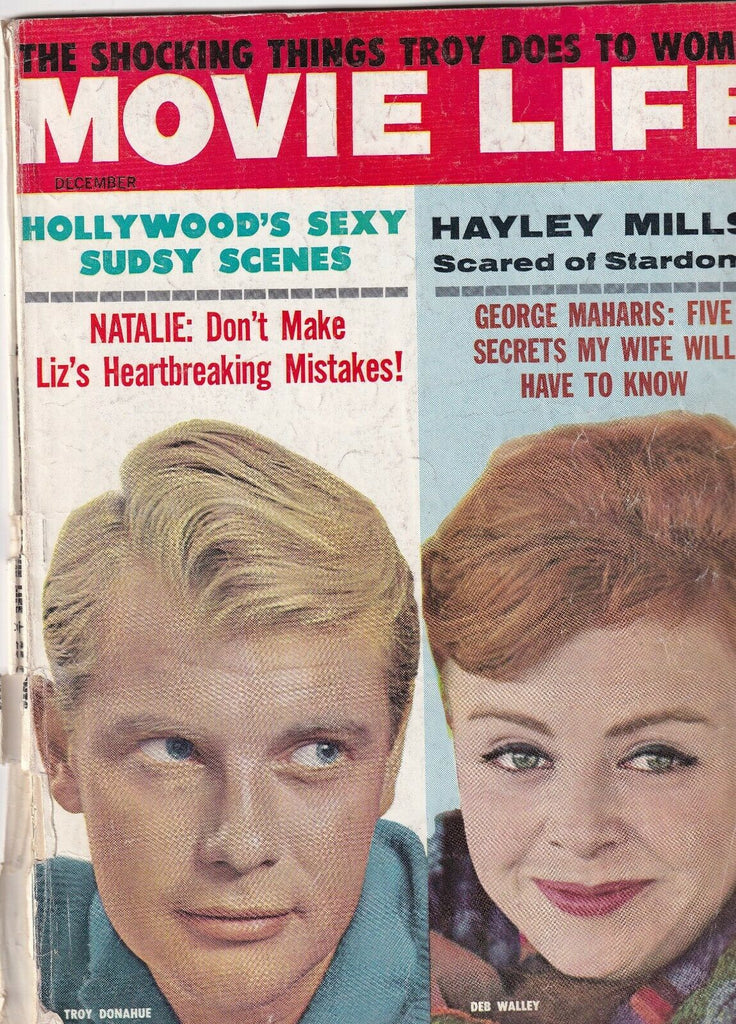 Movie Life Mag Hayley Mills Natalie Woods December 1961 070319nonr