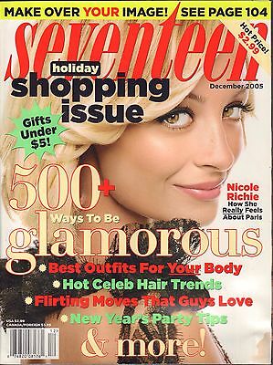 Seventeen December 2005 Nicole Richie VG 061616DBE