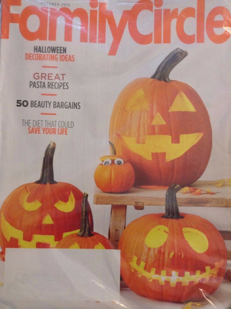 Family Circle Magazine Halloween Decorating October 2015 SEALED 121617nonrh