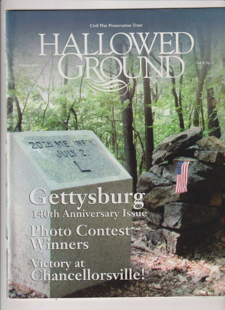 Hallowed Ground Civil War Mag Gettysburg 140th Summer 2003 112719nonr