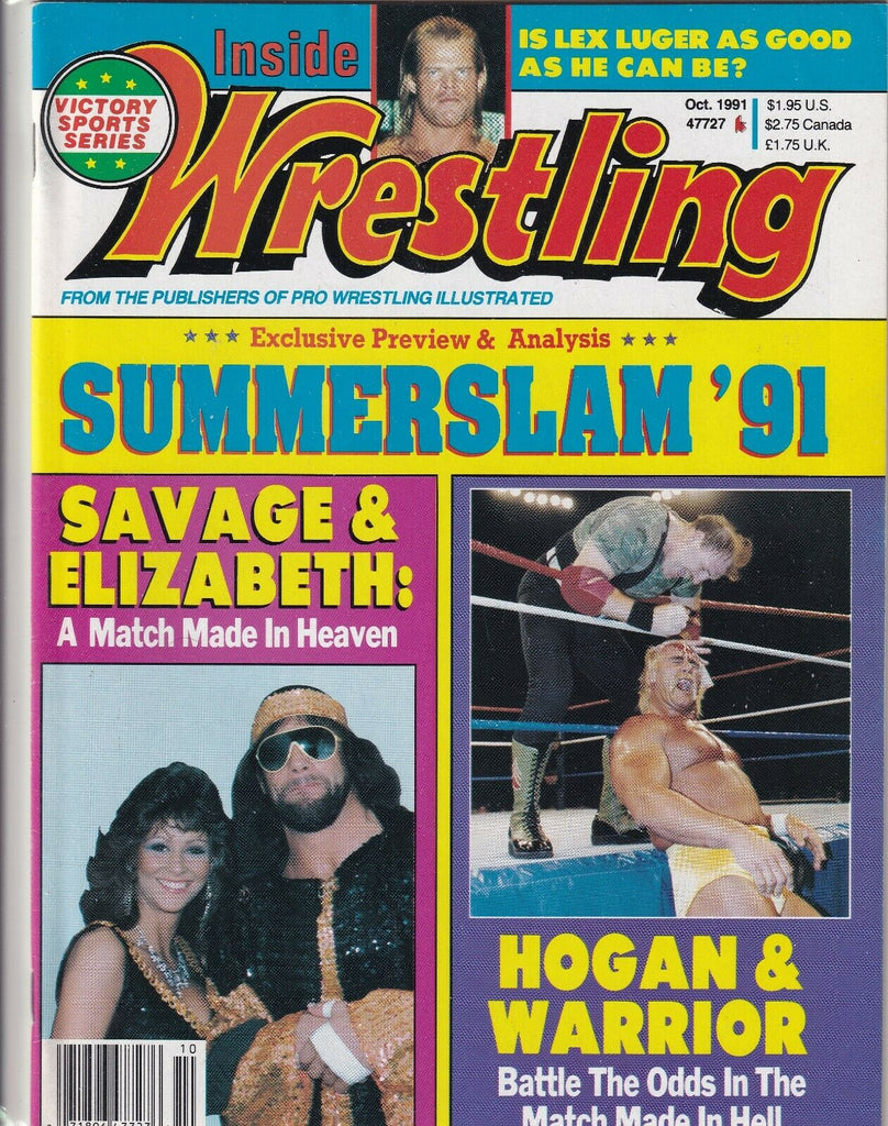 Inside Wrestling Randy Savage & Elizabeth Hulk Hogan October 1991 061919nonr