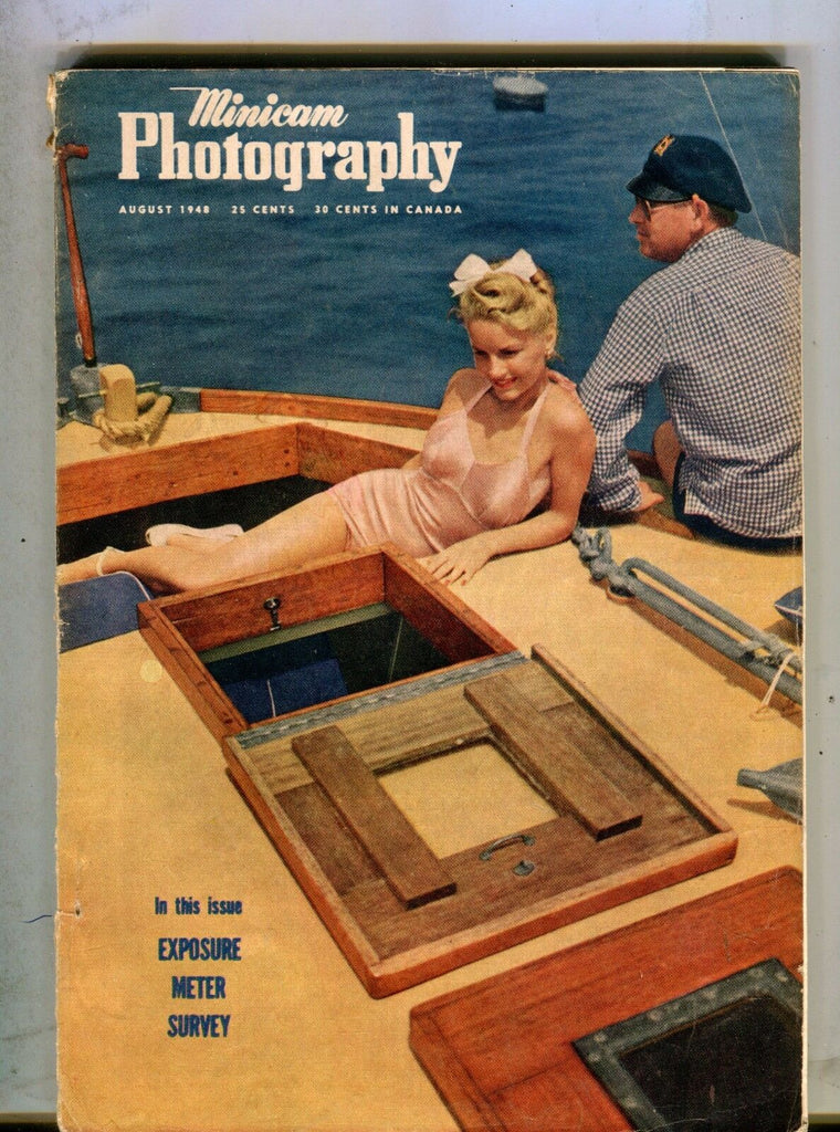Minicam Photography Magazine August 1948 Exposure Meter GD 051717nonjhe2