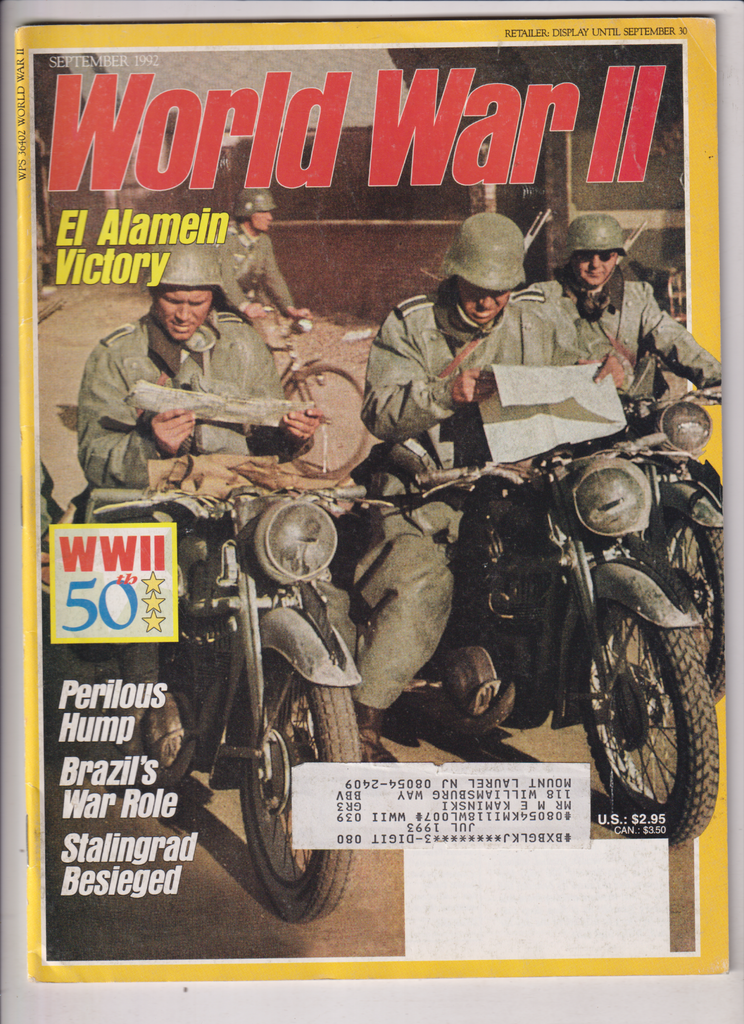 World War II Mag El Alamein Victory Brazil's War Role September 1992 011320nonr