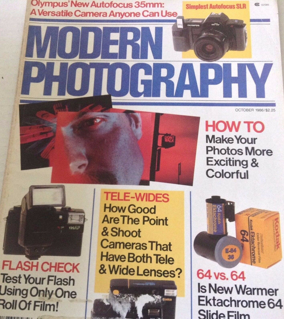 Modern Photography Magazine Both Tele & Wide Lenses October 1986 071417nonrh