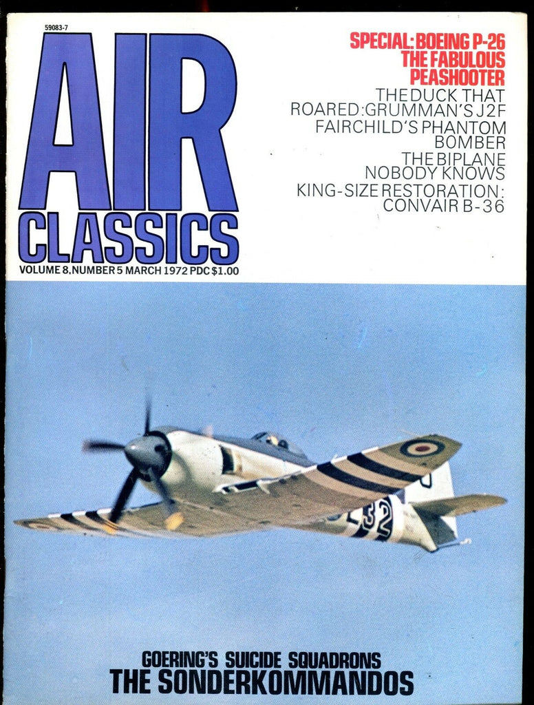 Air Classics Magazine March 1972 Sonderkommandos EX No ML 120716jhe