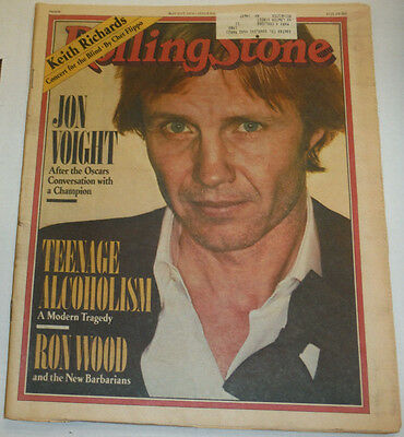 Rolling Stone Magazine Jon Voight & Ron Wood May 1979 011515R2