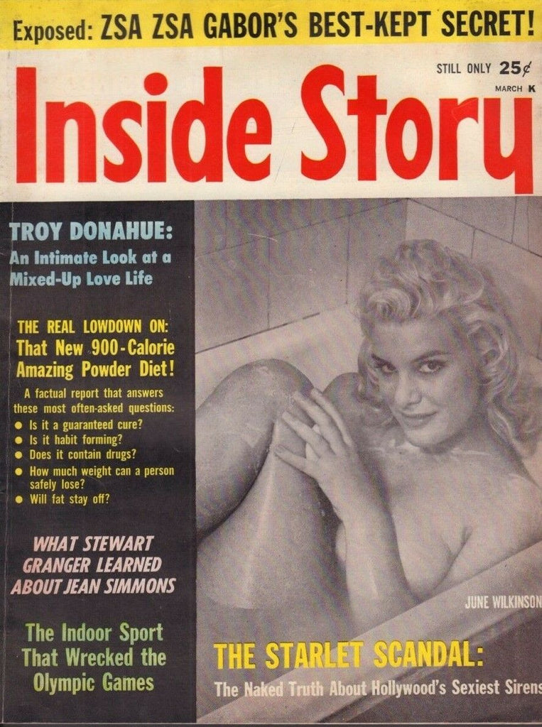 Inside Story March 1961 June Wilkinson Stewart Granger jean Simmons 013119DBE2