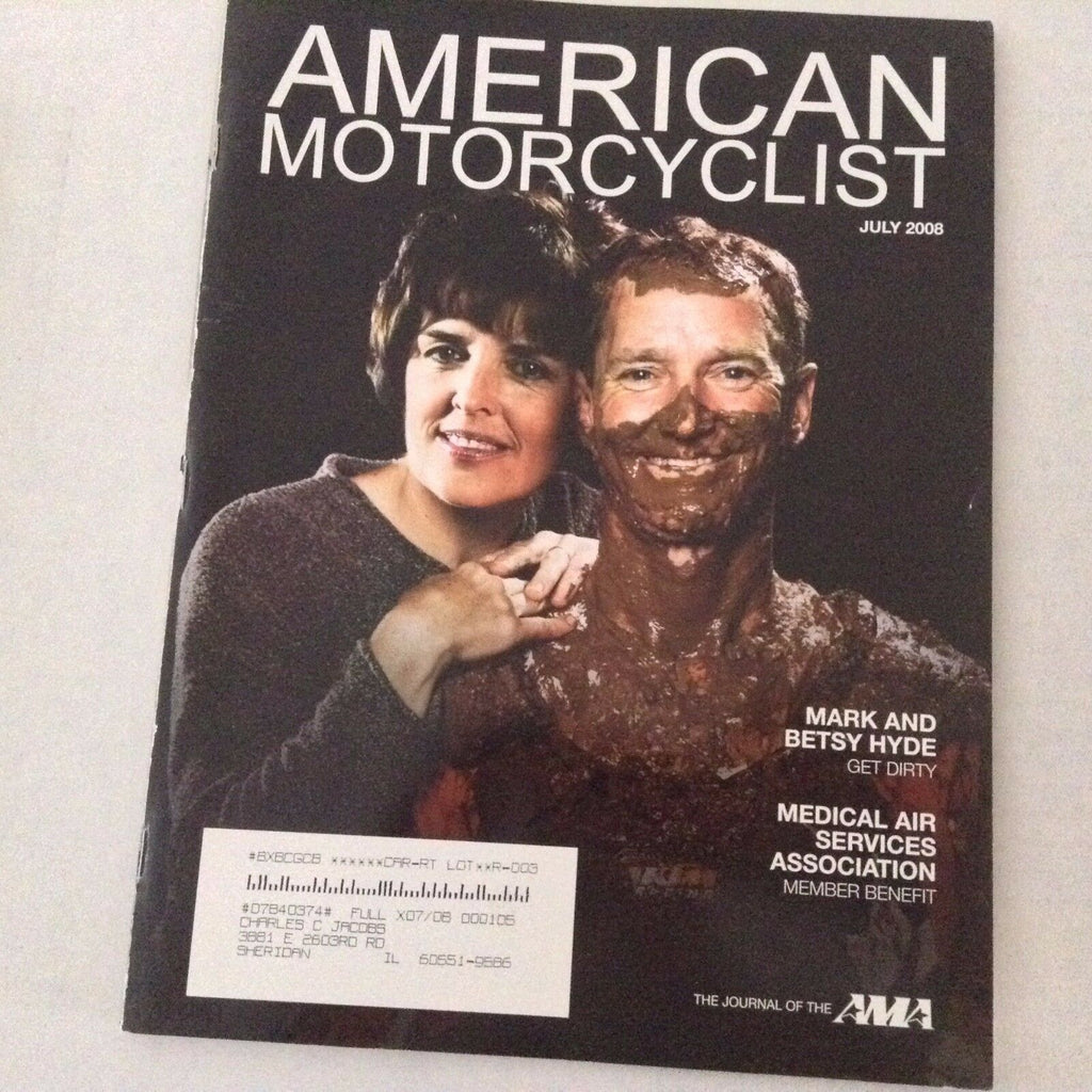 American Motorcyclist Magazine Mark And Betsy Hyde July 2008 061617nonrh